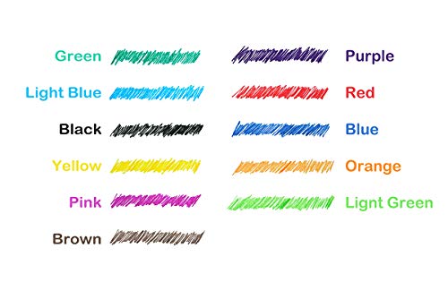 Asvine Hongdian Fountain Pen Blue Ink Cartridges, Set of 30 Refill Ink Cartridges, 3.4 mm Bore Diameter - color: Blue