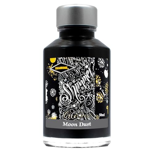 Diamine Fountain Pen Bottled Ink, 50ml - Shimmering Moon Dust - color: Moon Dust
