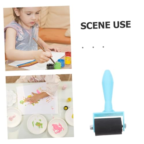 Gadpiparty Ink Roller Set 6pcs Soft Rubber for Boys and Girls Stamping Printmaking Tool Oil Painting Accessory Craft Roller