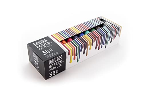 Liquitex BASICS Acrylic Paint Set, 36 x 22ml (0.74-oz) Tube Paint Set - style: 36 x 22ml (0.74-oz)