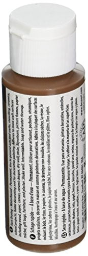 DecoArt Crafter's Acrylic Paint, 2-Ounce, Cafe Mocha - color: Cafe Mocha, size: 2 Fl Oz (Pack of 1)