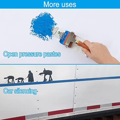 Soft Rubber Roller, Brayer Ideal for Anti Skid Tape Construction Tools, Print, Ink and Stamping Tools(4-Inch, Brown) - size: 4-Inch