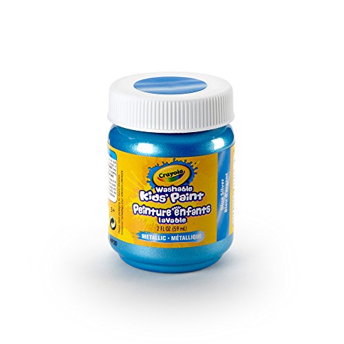 Crayola Washable Kids Paint, 2 oz, Blue Silver - color: Blue Silver