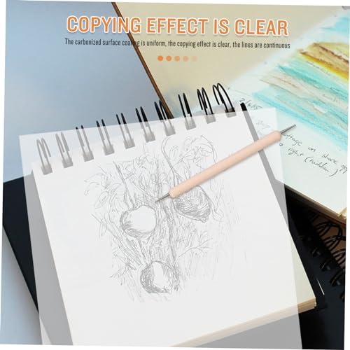 DOITOOL Graphite Transfer Carbon Paper 12 Sheets Tracing Paper 5 Double-Ended Stylus