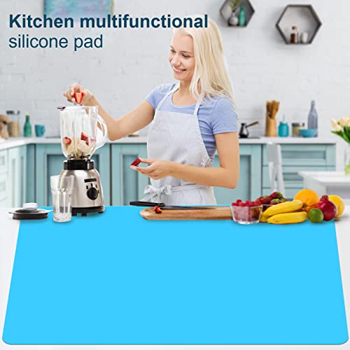 36" x 24" Extra Large Silicone Mat for Epoxy Resin, non-slip, heat-resistant, demolding, etc. (Black) - color: Black