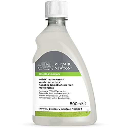 Winsor & Newton Professional Artists' Matt Varnish, 500ml (16.9-oz) Bottle - color: Matt Varnish, style: 16.9-oz Bottle