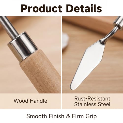 9 PCS Stamp Making Kit, Linocut Tools, Stamp Carving Kit Linoleum Carving Blocks for Printmaking with 3 Scrapers for Beginners Oil Painting Wallpaper DIY Crafts Wood-Carving
