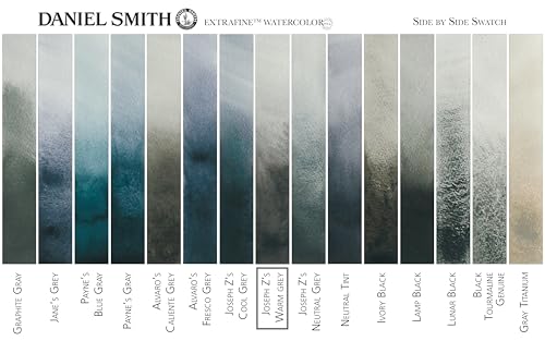 Daniel Smith Extra Fine™ Watercolor Paint, 15ml, Tube, Joseph Z's Warm Grey, 0.5 fl oz, (Pack of 1)