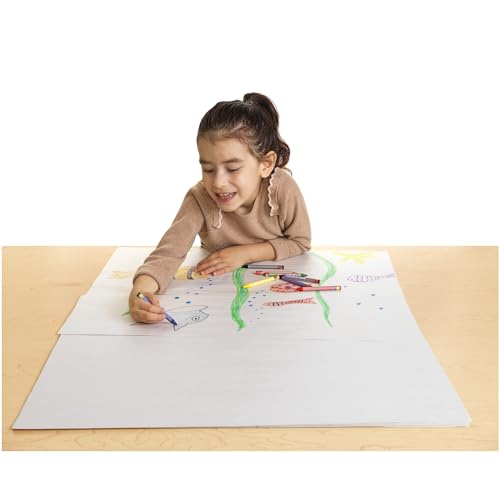 Colorations Lightweight Art Newsprint Paper, 500 Sheets, 18" x 24", 30lb Weight, for Painting & Drawing, Arts & Craft Supplies, Classroom Must Haves