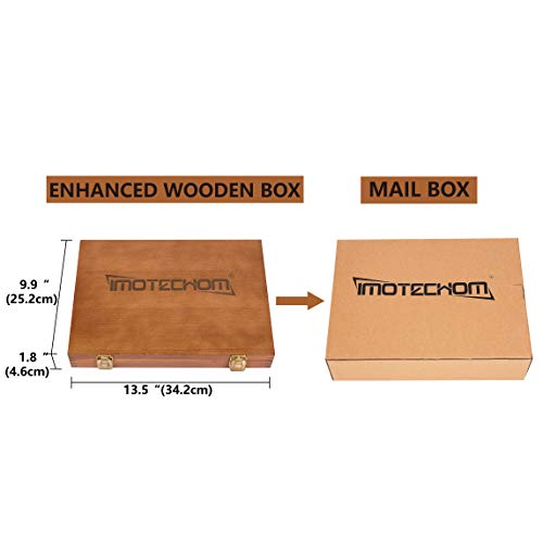 12-Pieces Woodworking Wood Carving Tools Chisel Set with Wooden Box, Razor Sharp CR-V 60 Steel Blades - size: 12-Pieces Carving Chisel