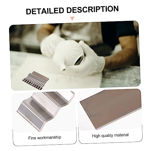 Hohopeti 8pcs Modelling Cutters Clay Tools for Beginners Including and Wave Blades for Sculpting and Crafting