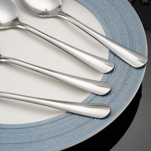 36 PCS Teaspoons Set - Windsor Stainless Steel Tea Spoons 5.9 Inch with Dishwasher Safe Small Spoons,Metal Dessert Spoon,Dinner Spoon Silverware for Home,Kitchen or Restaurant - size: 36-piece Tea Spoon