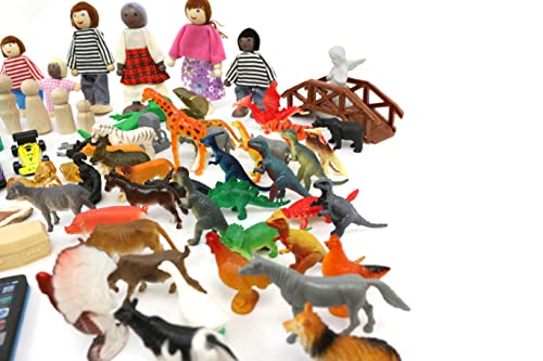 Sandtray Play Therapy Basic Starter Kit - 100+ Pieces