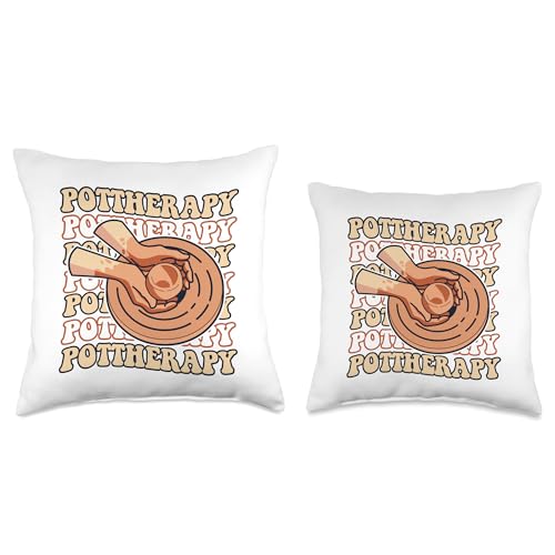 Professional Pottery Aprons Love Kit Tools Gifts Pottherapy Wheel Hobby Pro Lover Pottery Throw Pillow, 18x18, Multicolor - size: 18x18