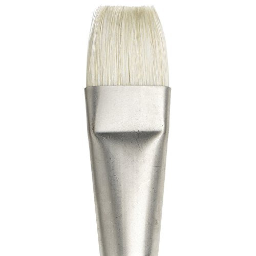 Winsor & Newton Artists' Oil Hog Paint Brush, Long Handle Size 12, Bright - size: #12, style: Bright