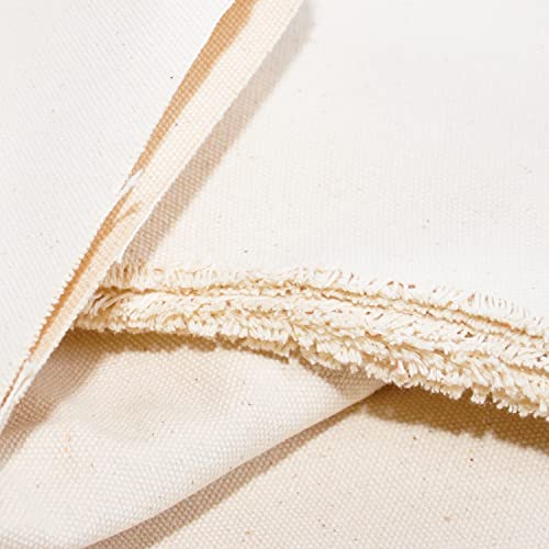 15OZ Cotton Duck Canvas Natural Color Entelare by The Yard - size: 15OZ