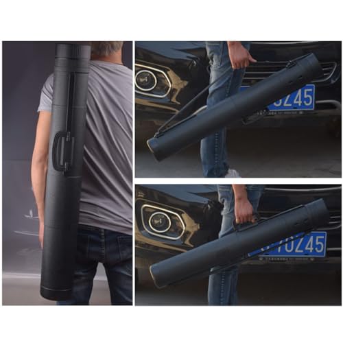 Poster Tubes Large size, Document Tube with Strap Expand from 30"/78cm to 53"/135cm for Documents Blueprints Artworks Scrolls Extendable Large Size Extendable Poster Tubes