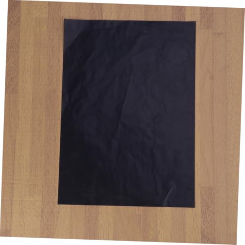 PLAFOPE Tracing Paper A4 Carbon Paper Black Graphite Transfer Paper 100 Sheets for Office Art - color: Black