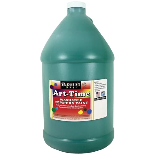Sargent Art® Art-Time® Washable Tempera Paint, Gallon, Green