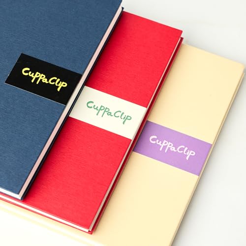 CuppaClip Watercolor Paper 9"x8.5" 300GSM 140LB Spiral Bound Cotton Water Color Pad Cold Press Inner Pocket Art Supplies (Yellow) - color: Yellow