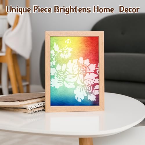 Threlaco 8 Pack Monoprinting Print Plates 6 x 6 Inch Reusable Silicone Plate Class Printing Plates for Press Art Printmaking for Card Making, Scrapbooking, Art Craft Scrapbooking and Journaling - size: 6 x 6 Inch