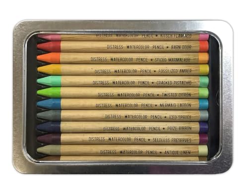 Ranger Ink Tim Holtz Distress Watercolor Pencil Bundle Set 1, 2, & 3 – 36 Count | Set-1 (TDH76308), Set-2 (TDH76315), Set-3 (TDH76643) | Premium Water-Reactive Pigments in a Variety of Vibrant Colors