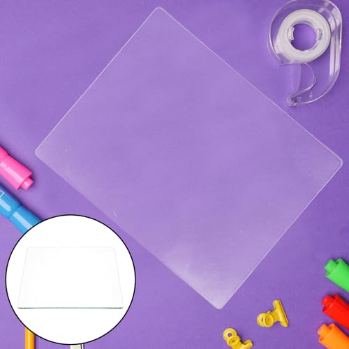 SUPVOX Gel Printing Plate for 8"x10" Reusable Non-Stick Gel Press Soft Printmaking Board for DIY Art and Monoprinting Craft Projects