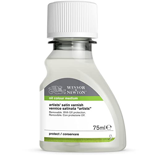 Winsor & Newton Professional Artists' Satin Varnish, 75ml (2.5oz) Bottle - color: Satin Varnish, style: 2.5-oz Bottle