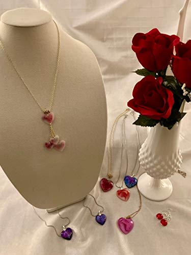 yuntop Jewelry Casting Molds,Gem Jewelry Silicone Casting Mold, for Resin Epoxy DIY Crafting, Earring, Pendant, Studs Jewelry Making (Large) - size: large