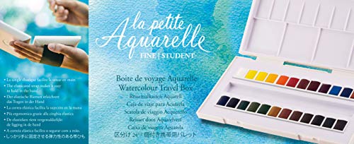 SENNELIER La Petite Aquarelle 24 Half Pans - size: 12.8 Ounce (Pack of 1), style: Half Pan