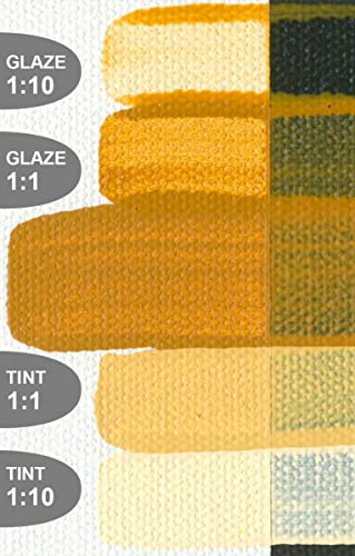 Golden Fluid Acrylic Paint 1 Ounce-Yellow Ochre