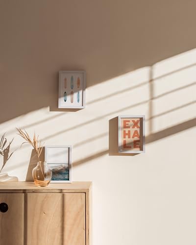 HAUS AND HUES 4x6 White Metal Picture Frames - Bulk Frames 4X6 - Features Premium Aluminum, Vertical Hanging, Easel Back for Tabletop, Home, Office (4x6 in, White, Set of 15) - color: White Metal, size: 4x6 in, style: Set of 15