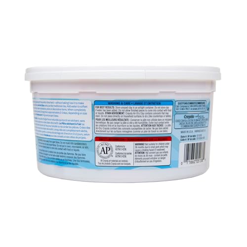 Crayola Air Dry Clay, 2.5lb Tub, Red
