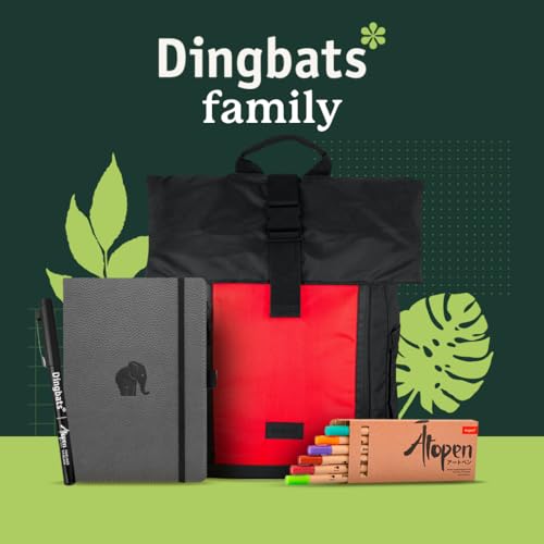 Dingbats - Ātopen Fineliner Pens - 3 Pack Black Fine Point Pens - Bleed-proof Smooth Writing, Drawing Pens - Fine Tip Pens for Journaling, Calligraphy - color: Fineliners (3 Pack), style: Pack