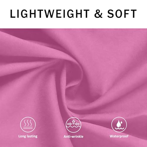 BOHARERS Pink Waitress Apron for Women with 3 Pockets - Durable Server Aprons for Restaurant Waterproof Oilproof - color: G-1 Pack Pink