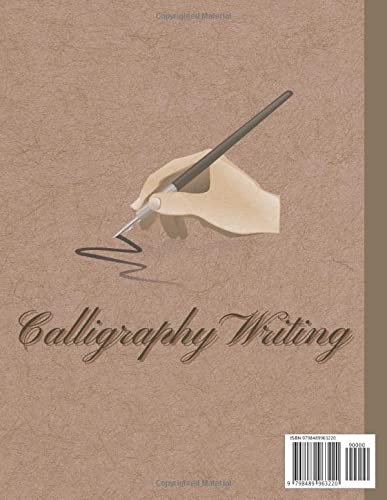 Calligraphy Paper Pad - Copperplate Calligraphy - 55 degree | Slant Angle Heavyweight Paper | Hand Lettering Practice Pad: 120 Sheet Pages - ... And Workbook For Lettering Artist , Beginners