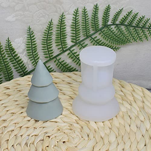 Plaster Casting Resin Mold Christmas Tree Bear Making Chocolate Fudge Great Craft Lover Silicone