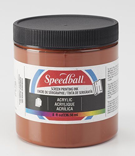 Acryl Screen Printing Ink Size: 2.88" x 2.88", Brown - color: Brown