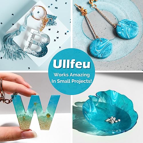 UV Resin 400g Bulk No Odor Upgrade Clear UV Epoxy Resin Hard Fast Cure Resin Kit Jewelry Making Handmade DIY Craft Decoration Coating - size: 400g