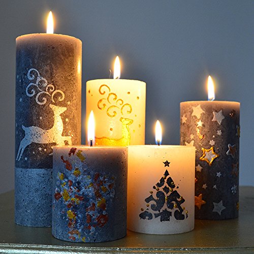 Viva Decor Candle Pen 4 x 0,95 Fl oz -Ice Cream Set - Wax Paint for Candles | Candle Wax Pen for Custom Designs | Safe Candle Paint | for Decorating Candles | for Special Occasions | DIY Projects