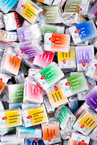White Nights Professional Watercolor Leningrad Set 24 Full Pans 2.5ml Extra Fine Artist Grade Pigments Vibrant and Lightfast Colors in Portable Cardboard Box Art Supplies for Artists by Nevskaya Palitra