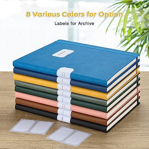 Blank Notebook, Hardcover Sketch Book, 8.5" x 11" Large Blank Journal, No Bleed Thick Paper Sketchbook for Drawing, Unlined Notebook Journal for Women Men, A4 Leather Sketchbook, Lay Flat, Yellow - color: Yellow
