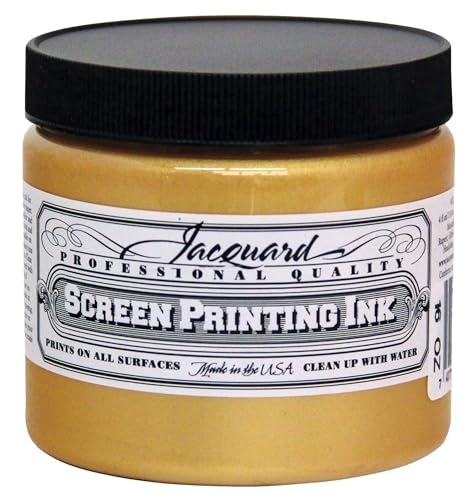Jacquard, 16 oz, Solar Gold Professional Screen Printing Ink