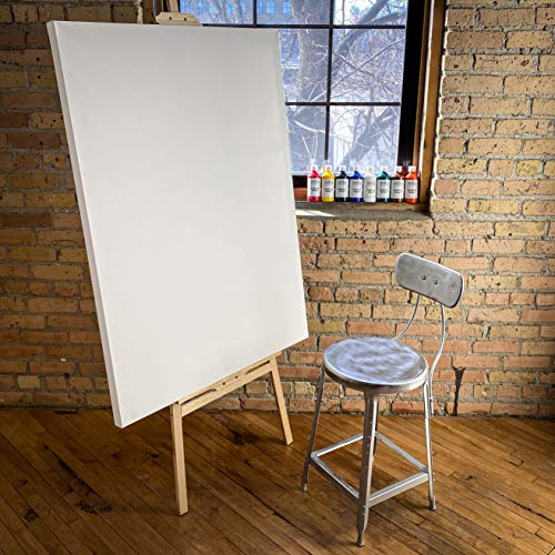 milo Stretched Artist Canvas | 36x36 inches | 2 Pack | 1.5” inch Thick Gallery Profile | 11 oz Primed Large Canvases for Painting, Ready to Paint Art Supplies for Acrylic, Oil - size: 36" x 36" Pack of 2