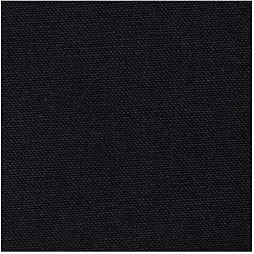 New Creations Fabric & Foam Inc 58-59" Wide Unprimed Cotton Canvas, Folded Fabric, (Black, 10 Yards) - color: Black, size: 10 Yards