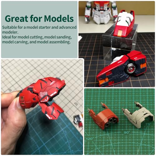 69Pcs Professional Gundam Model Tool Kit for Cars, Airplanes, Buildings, Robots Models Buildings, Repairing and Assembling