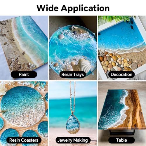 Dark Blue Epoxy Resin Pigment 100ml/3.4 fl.oz, High Concentration Liquid Colorant for Resin Art, Ideal for Creating Waves, Cells, and Unique Ocean DIY Crafts - color: Dark Blue