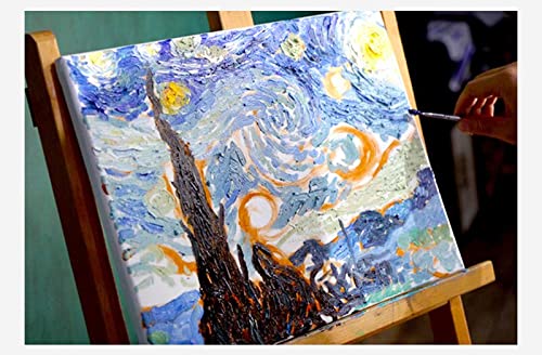 Painting Canvas Roll One Roll Professional Blank Canvas for Painting Layer Acrylic Oil Painting Canvas Linen Blend Primed Art Supplies for Artist Natural Cotton Canvas Fabric - color: 48 X 300cm