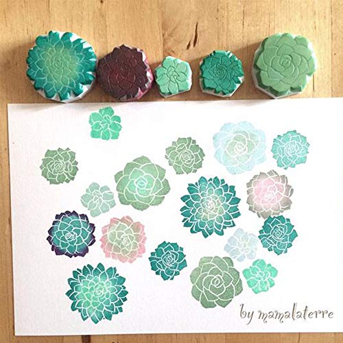 SGHUO 8pcs 4" x 6" Rubber Stamp Carving Blocks Linoleum for Printmaking Supplies, Linocut Block Carving Tools - color: Green-8pcs