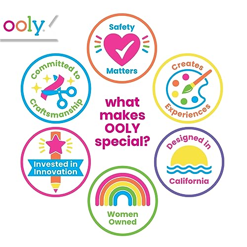Ooly Air Dry Clay for Kids, 12 Colors Modeling Clay with 3 Shaping Tools, Play Dough Gifts for Kids, Craft Supplies - Creatibles - style: 12 Colors Complete Set